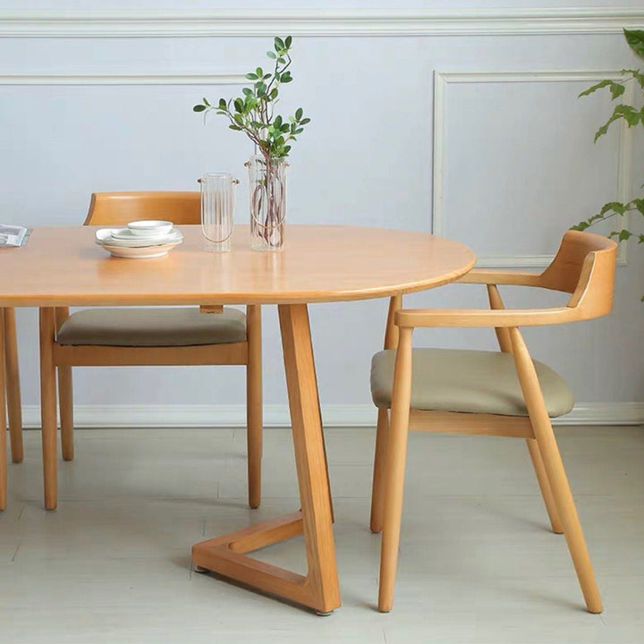HALSTON Scandinavian Solid Wood Dining Table - Radical Homes Singapore