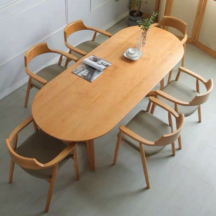 HALSTON Scandinavian Solid Wood Dining Table - Radical Homes Singapore