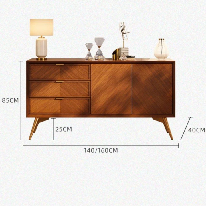 AFRIN Solid Wood Sideboard - Radical Homes Singapore