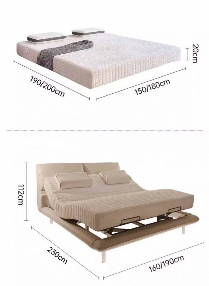 CARIOLN Modern Electric Bedframe - Radical Homes Singapore