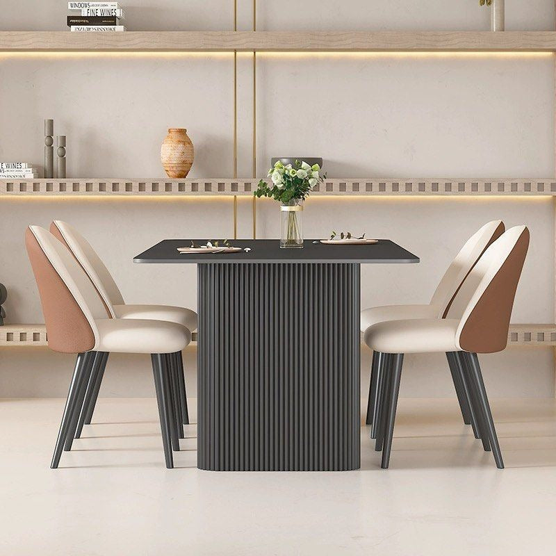 CARMONA Modern Sintered Stone Dining Table and Chair Set - Radical Homes Singapore