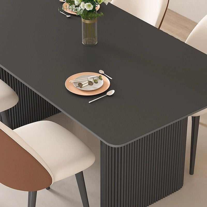 CARMONA Modern Sintered Stone Dining Table and Chair Set - Radical Homes Singapore