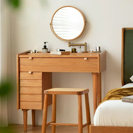 RELVANE Solid Wood Vanity Table - Cassa Haus Singapore