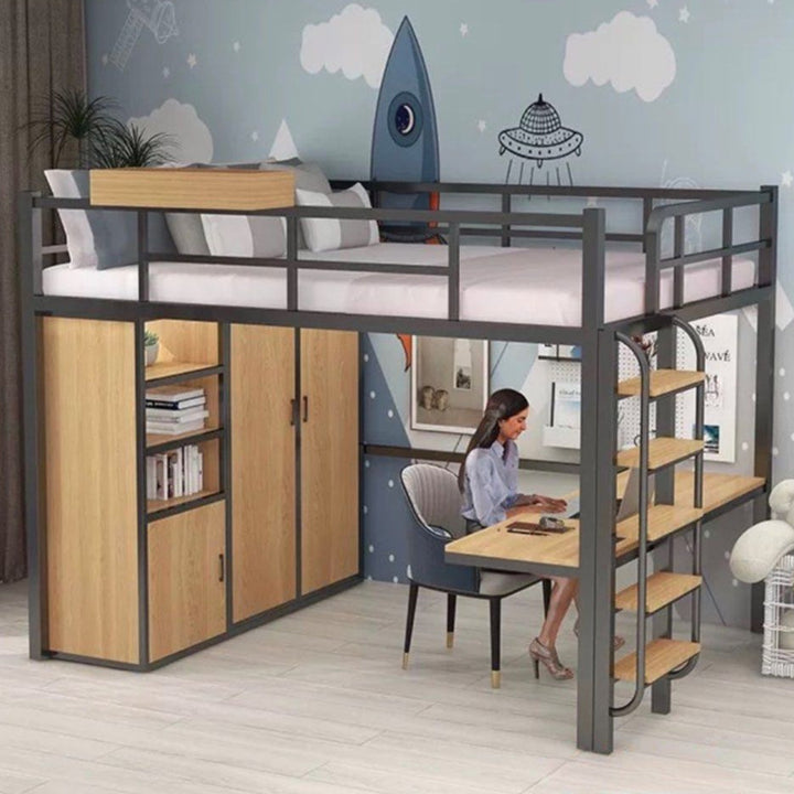 CAROEI Modern Loft Bedframe - Radical Homes Singapore