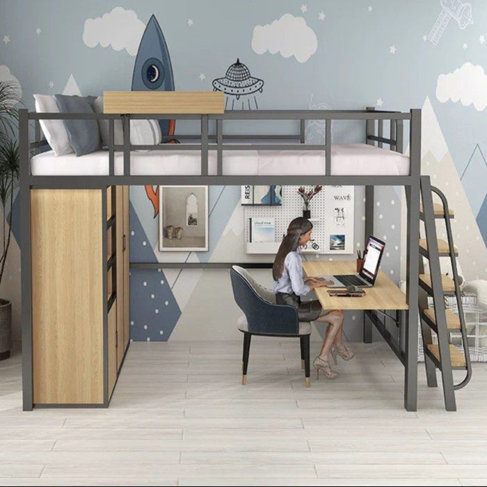 CAROEI Modern Loft Bedframe - Radical Homes Singapore