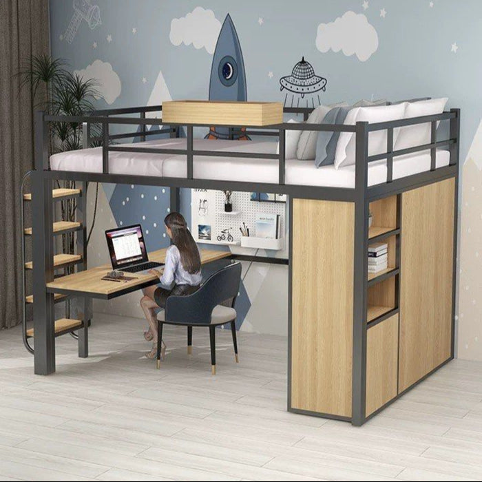 CAROEI Modern Loft Bedframe - Radical Homes Singapore