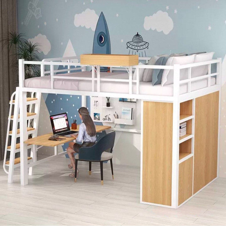 CAROEI Modern Loft Bedframe - Radical Homes Singapore
