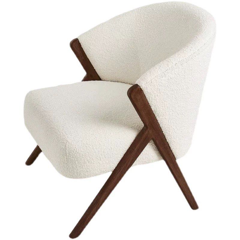 CAROLTEL Modern Boucle Lounge Chair - Radical Homes Singapore