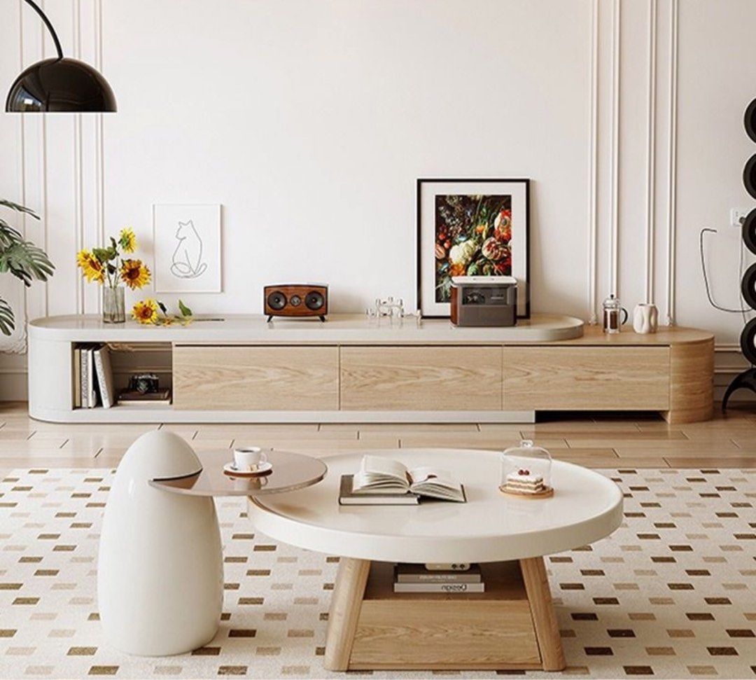 SHENRA Japandi TV Console - Radical Homes Singapore