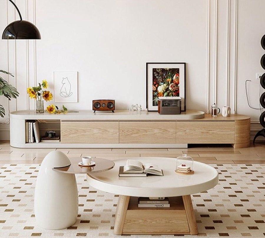 SHENRA Japandi TV Console - Radical Homes Singapore