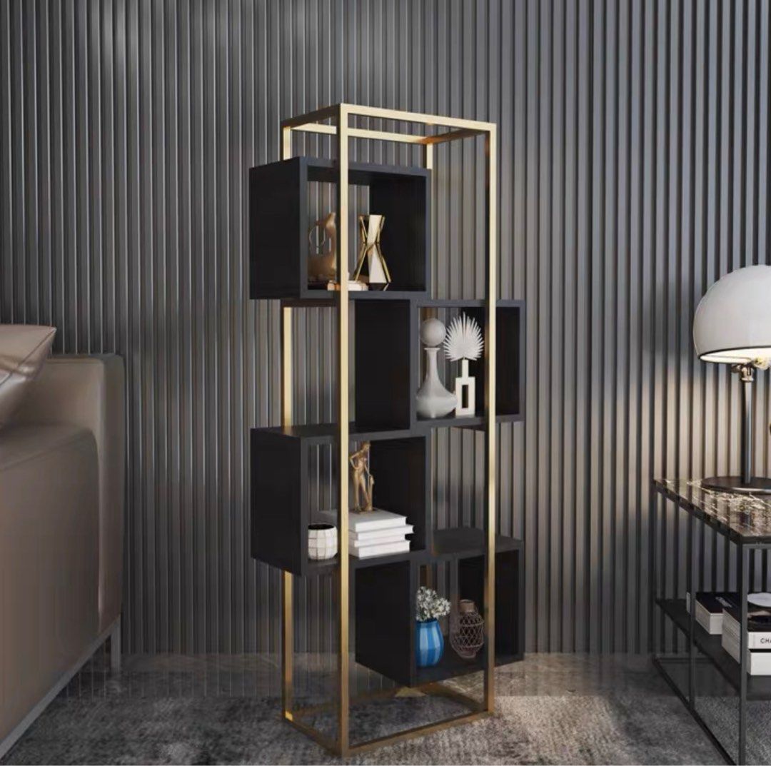 TIKELN Luxurious Iron Display Shelf - Radical Homes Singapore