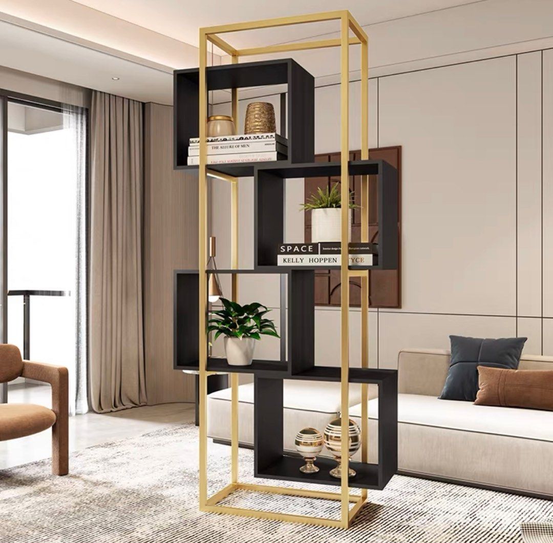 TIKELN Luxurious Iron Display Shelf - Radical Homes Singapore