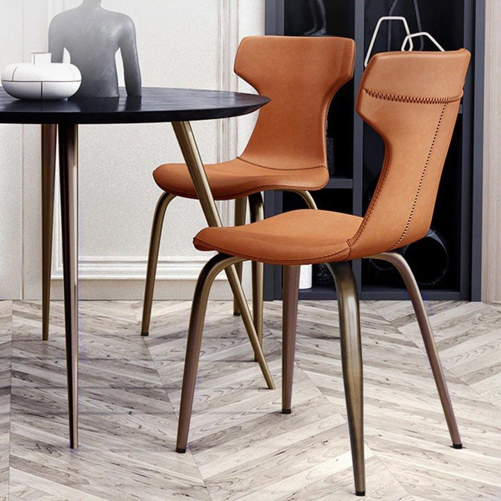 GALIEN Faux Leather Dining Chair (set of 2) - Radical Homes Singapore