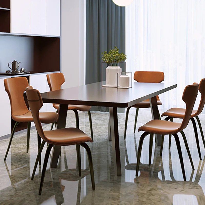 GALIEN Faux Leather Dining Chair (set of 2) - Radical Homes Singapore