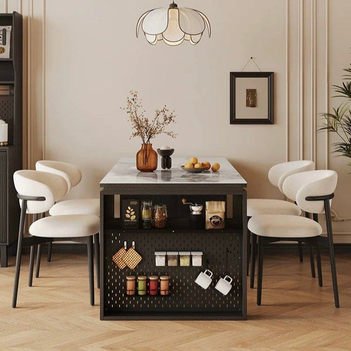 CASHEI Modern Extendable Sintered Stone Dining Table - Radical Homes Singapore