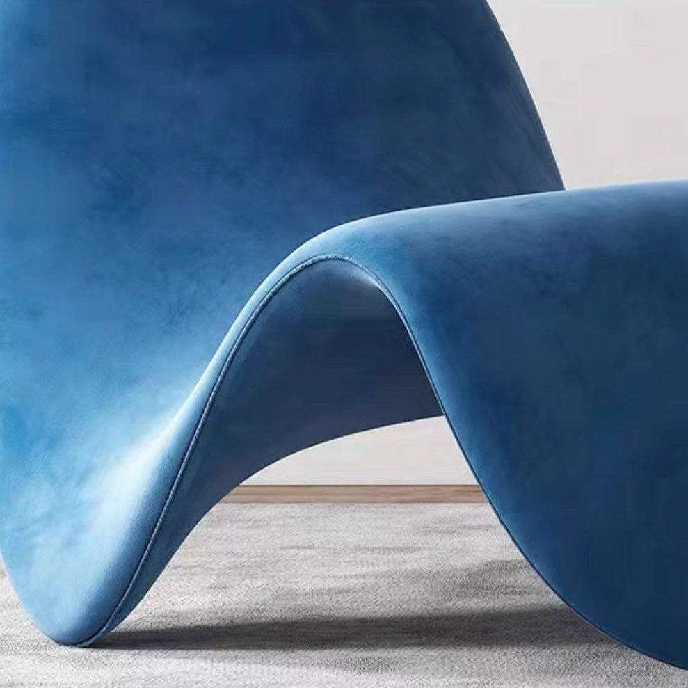 KIAN Modern Velvet Lounge Chair - Radical Homes Singapore