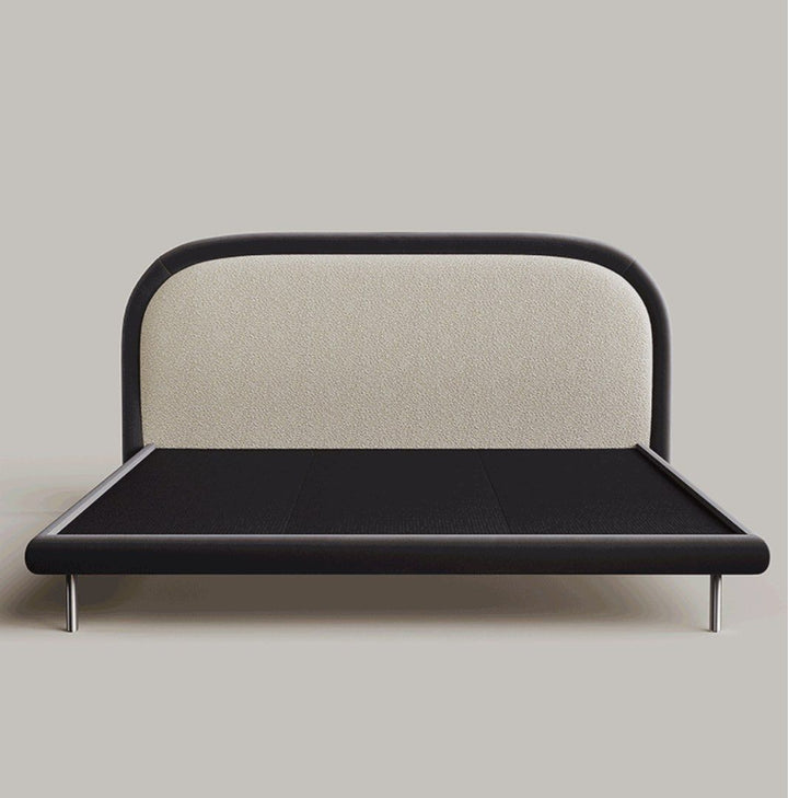 BREVQO Modern Boucle Bedframe - Cassa Haus Singapore
