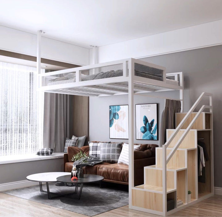 CATHAY Industrial Loft Bedframe - Radical Homes Singapore