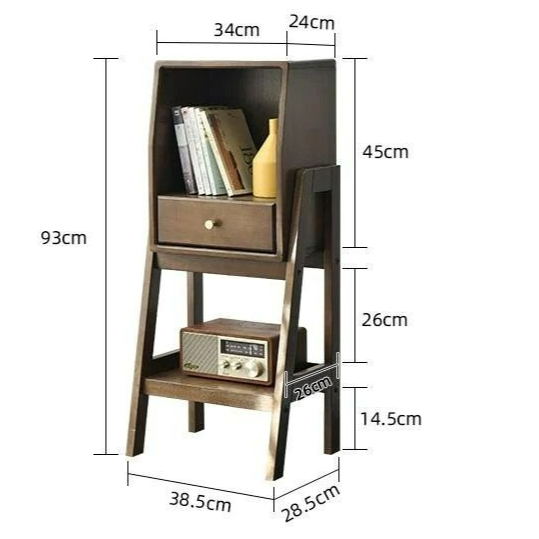 ROMA Ladder Bookcase - Radical Homes Singapore