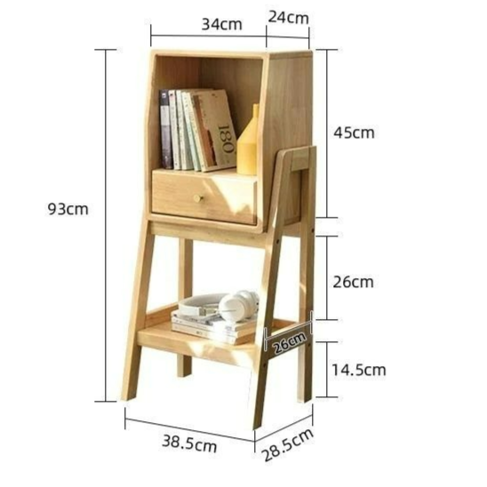 ROMA Ladder Bookcase - Radical Homes Singapore