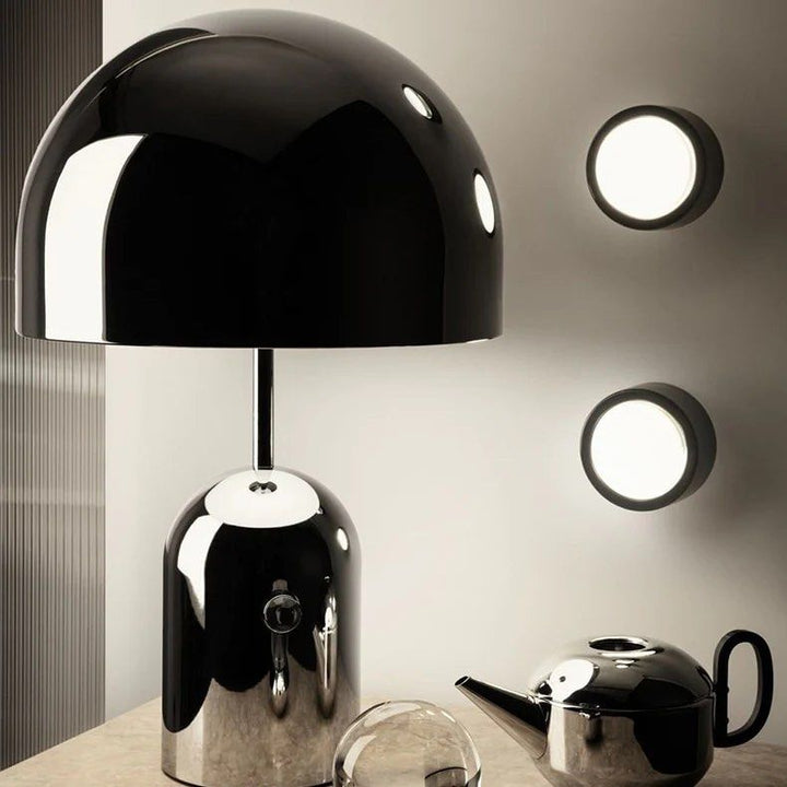 HILDEGARD Metal Mushroom Table Lamp - Cassa Haus Singapore