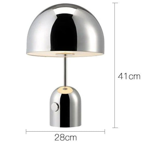 HILDEGARD Metal Mushroom Table Lamp - Cassa Haus Singapore