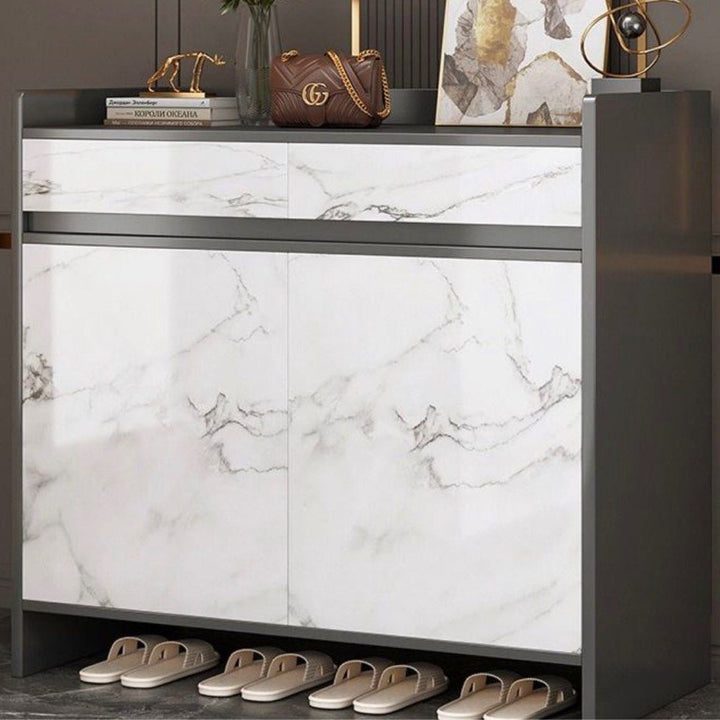 CAYENNE Modern Marble Shoe Cabinet - Radical Homes Singapore