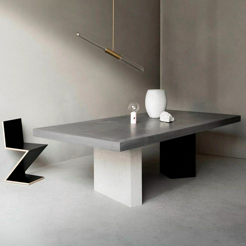 KIZA Modern Industrial Table - Radical Homes Singapore