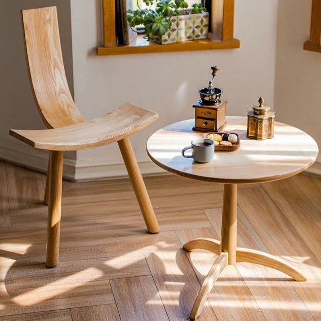 COGNUS Rustic Solid Wood Dining Chair - Radical Homes Singapore