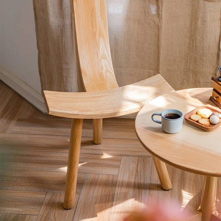 COGNUS Rustic Solid Wood Dining Chair - Radical Homes Singapore