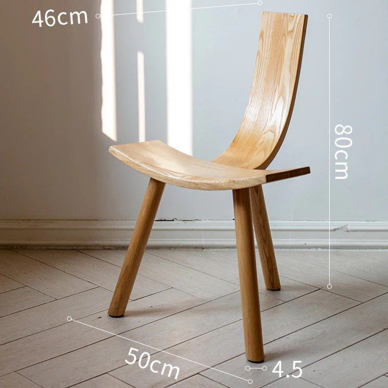 COGNUS Rustic Solid Wood Dining Chair - Radical Homes Singapore