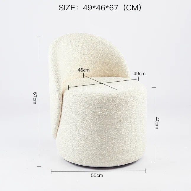 CHAREST Rotating Sofa Chair - Radical Homes Singapore