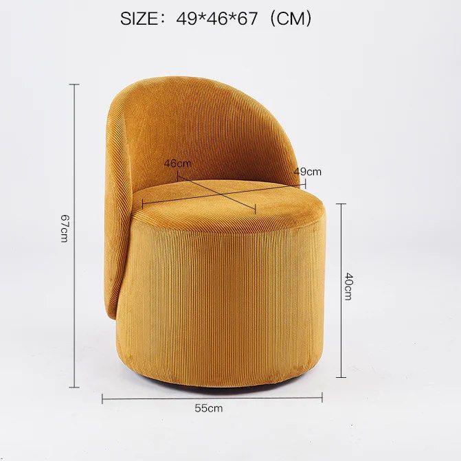 CHAREST Rotating Sofa Chair - Radical Homes Singapore