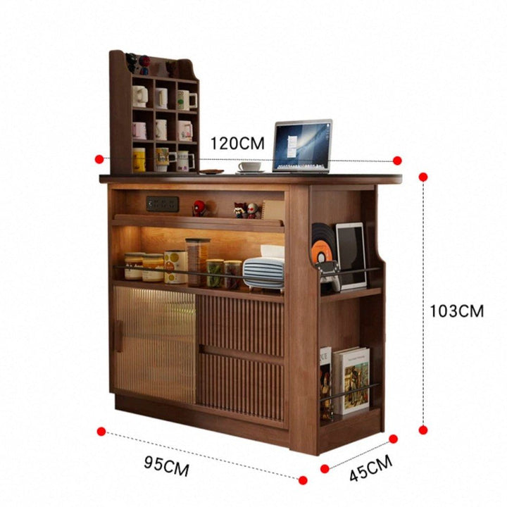 ZVAEN Modern Extendable Bar Table - Cassa Haus Singapore
