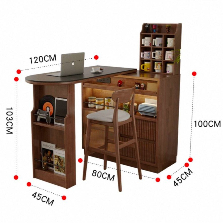 ZVAEN Modern Extendable Bar Table - Cassa Haus Singapore