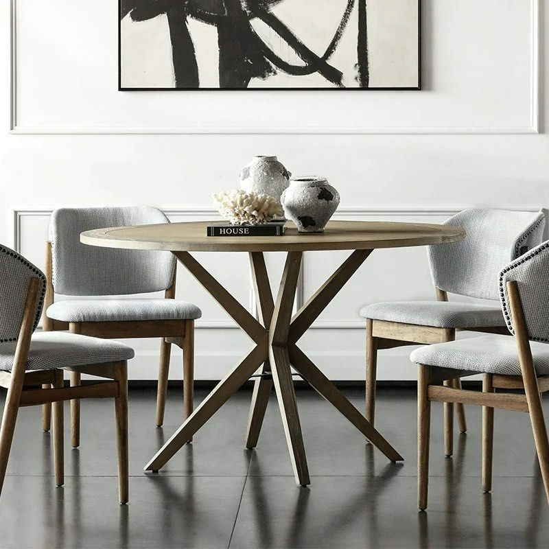 HARRIS Solid Wood Dining Table - Radical Homes Singapore