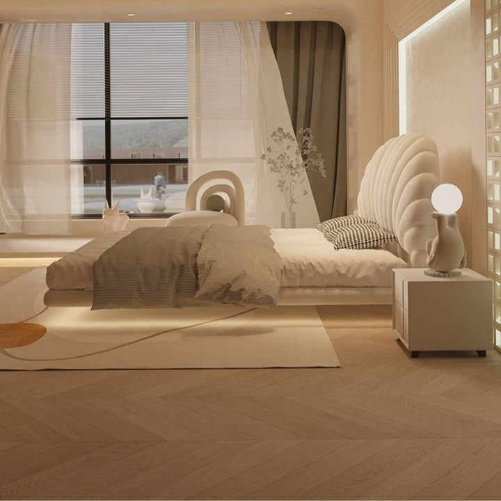 CHERYEL Modern Floating Bedframe - Radical Homes Singapore