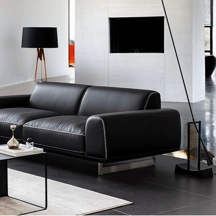 LUXOVA Modern Leather Sofa - Radical Homes Singapore