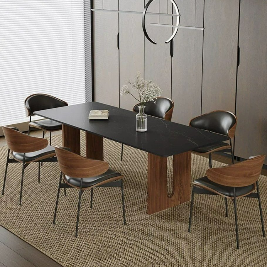 REYES Modern Sintered Stone Dining Table - Radical Homes Singapore