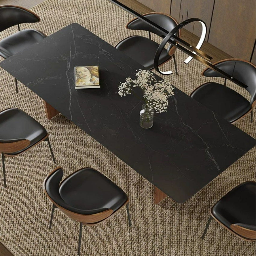 REYES Modern Sintered Stone Dining Table - Radical Homes Singapore
