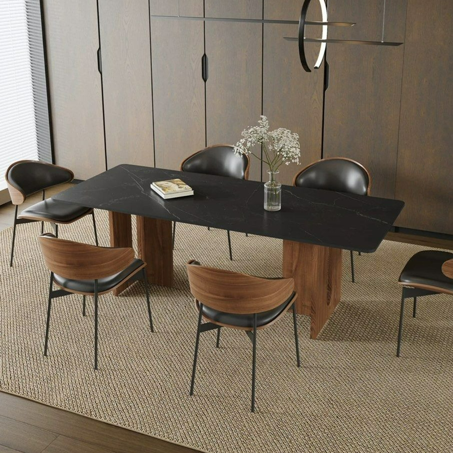 REYES Modern Sintered Stone Dining Table - Radical Homes Singapore