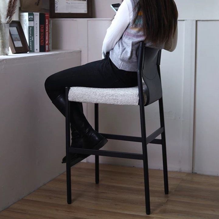 QELVORA Modern Bar Stool - Cassa Haus Singapore