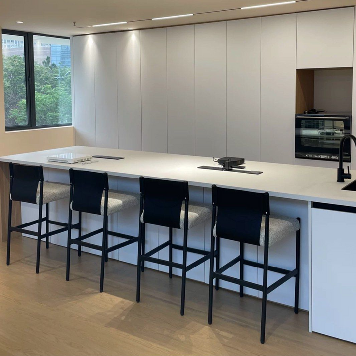 QELVORA Modern Bar Stool - Cassa Haus Singapore