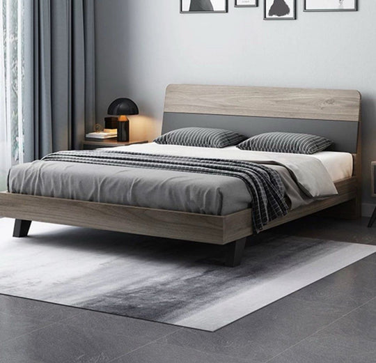ELVORN Rustic Oak Bedframe - Cassa Haus Singapore