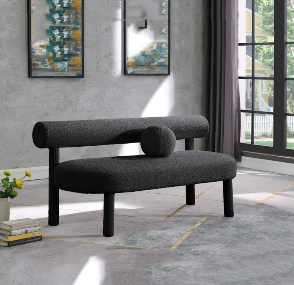 CITARO Modern Boucle Dining Bench - Radical Homes Singapore