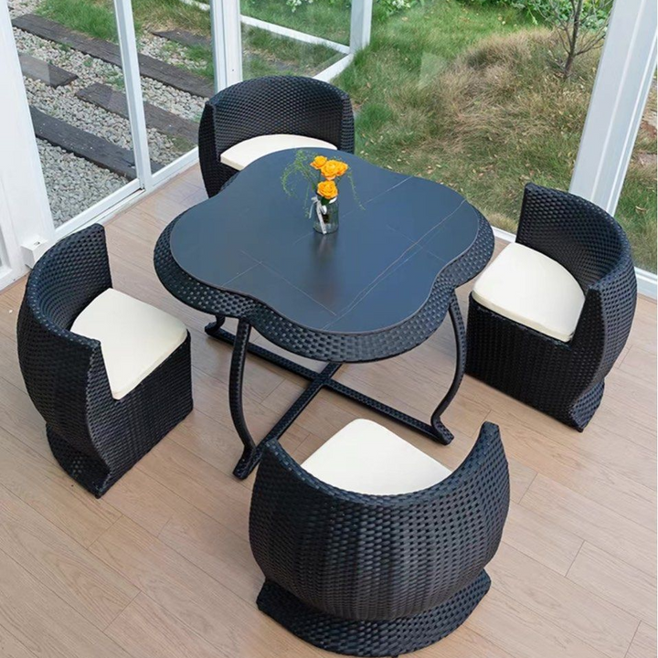 YENDE Compact Outdoor Table And Chairs - Radical Homes Singapore