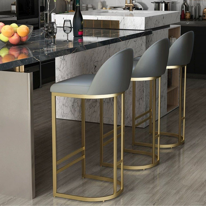 TORQUE Modern Leather Bar Stool
