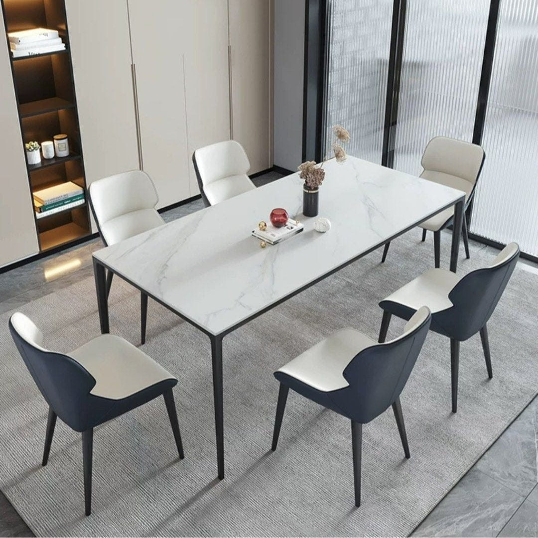 KASAE Modern Sintered Stone Dining Table - Radical Homes Singapore