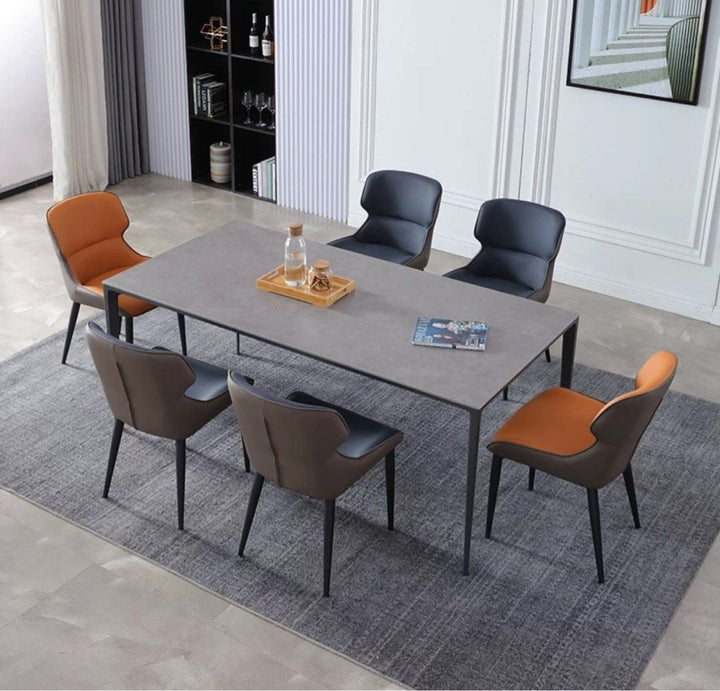 KASAE Modern Sintered Stone Dining Table - Radical Homes Singapore