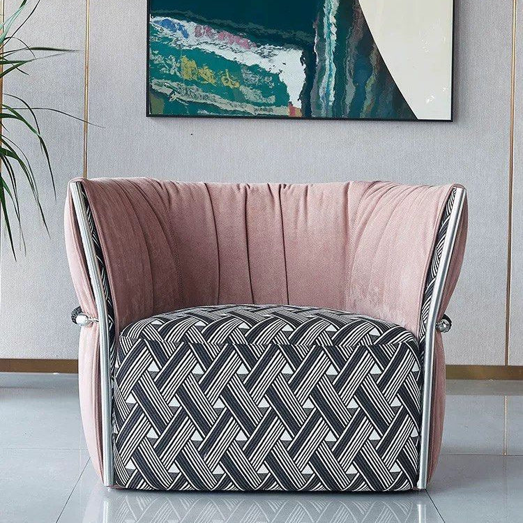 CLAVO Modern Fabric Armchair - Radical Homes Singapore